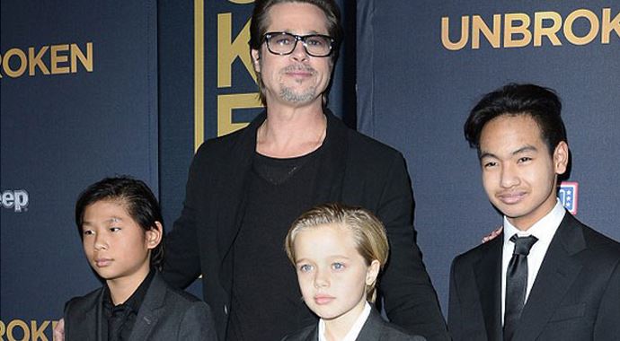 Brad Pitt kızını erkek gibi yetiştiriyor
