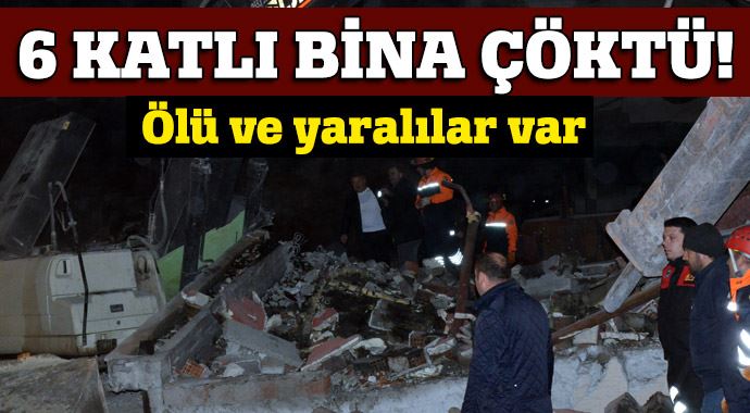 Amasya&#039;da işhanı yıkımında çökme: 1 ölü, 1 yaralı