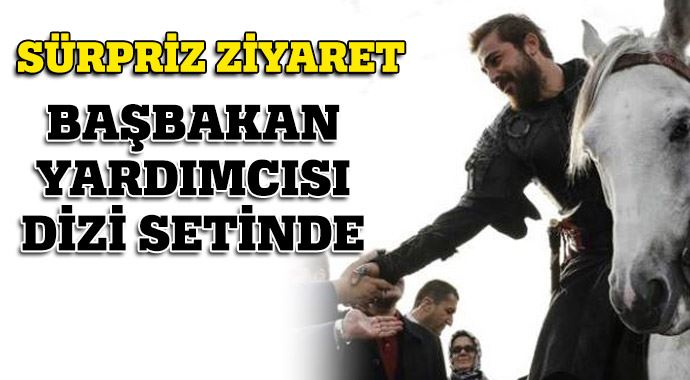 Yalçın Akdoğan &#039;Diriliş&#039; dizisinin setinde