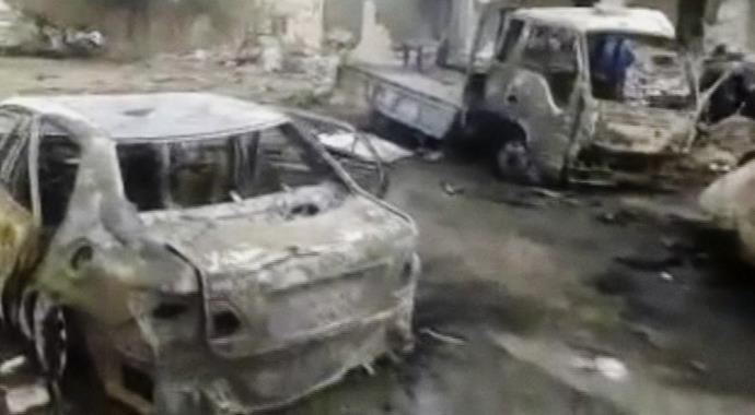 Suriye&#039;de bombalı araç saldırısı: 48 ölü - İLK GÖRÜNTÜ