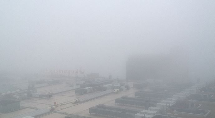 İstanbul&#039;da sis! İşte Atatürk Havalimanı&#039;nda son durum