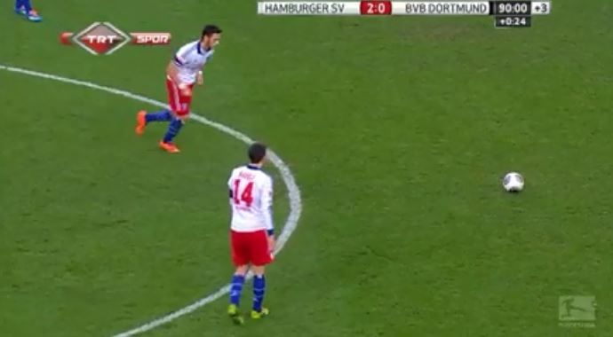 Hakan Çalhanoğlu&#039;ndan inanılmaz gol!