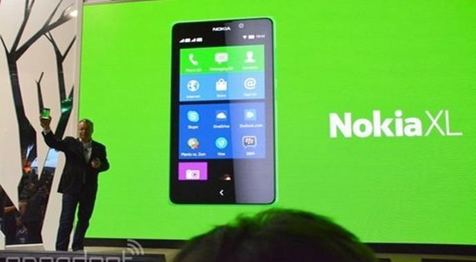 Nokia 3.Bombayı Nokia XL&#039;i MWC 2014&#039;te patlattı