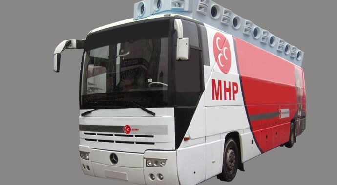MHP seçim araçlarına Antalya&#039;da spreyli boya