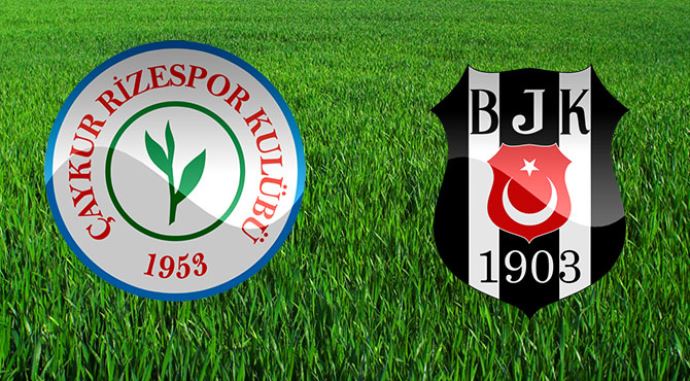 Ç. Rizespor Beşiktaş özeti ve golleri Video Rize BJK özet Videosu