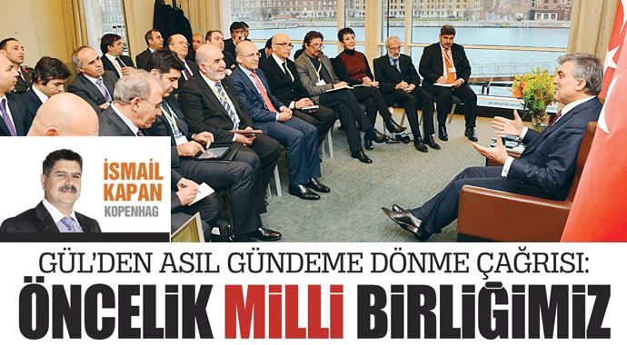 Abdullah Gül: Önceliğimiz millî birlik ve bütünlük