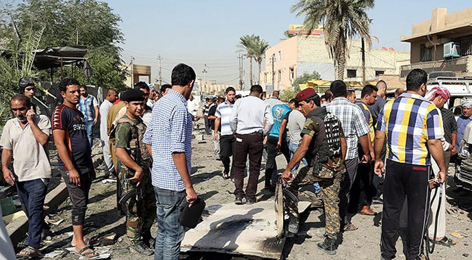 Irak&#039;ta kanlı pazar: 19 ölü