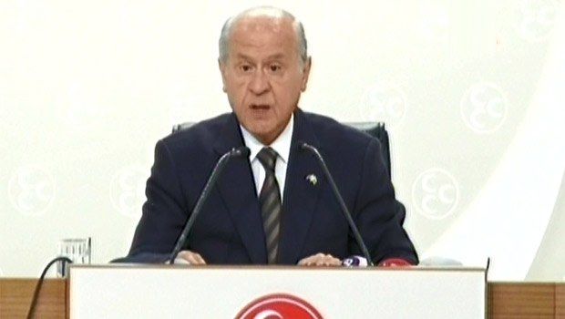 MHP lideri Bahçeli&#039;den basın toplantısı