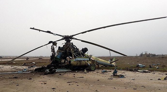 IŞİD 7 askeri helikopteri yaktı