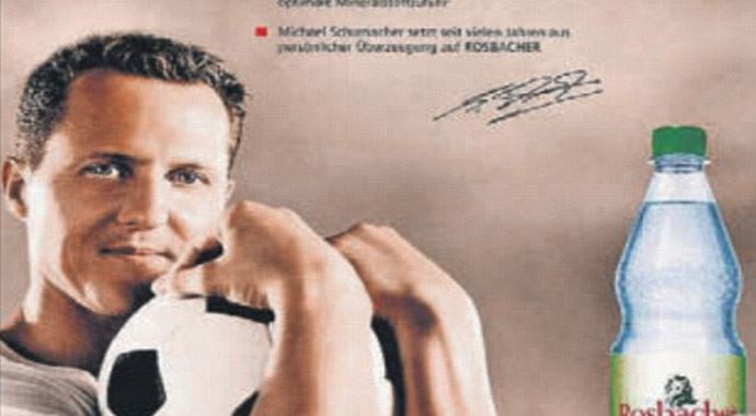 Michael Schumacher komadayken reklama çıktı!
