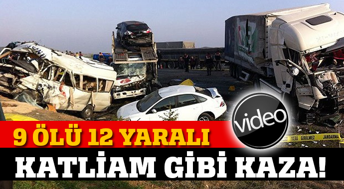Konya&#039;da katliam gibi kaza! 9 ölü çok sayıda yaralı var