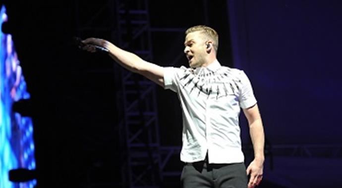 Justin Timberlake konserine ünlü akını!