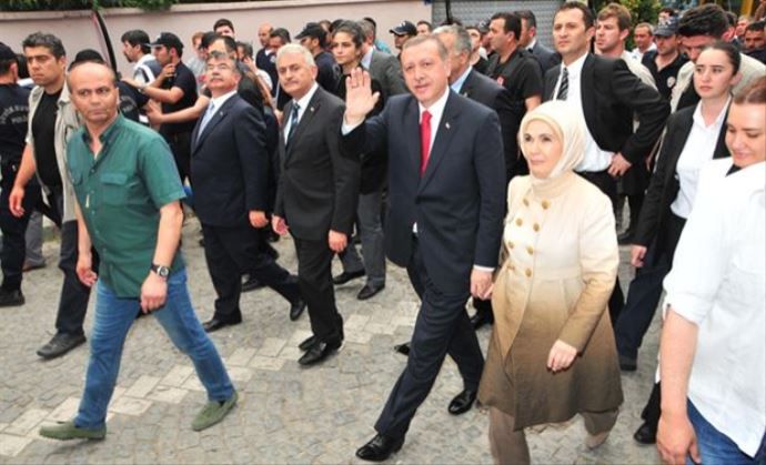 Emine Erdoğan Soma&#039;da 
