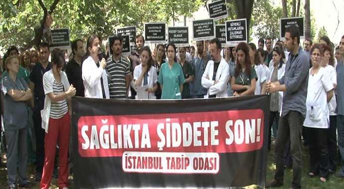 İstanbul&#039;un göbeğindeki hastanede doktorlara iş bıraktıran olay