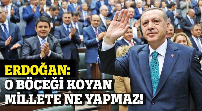 Erdoğan: Ofisime &#039;böcek&#039; koyan millete ne yapmaz!