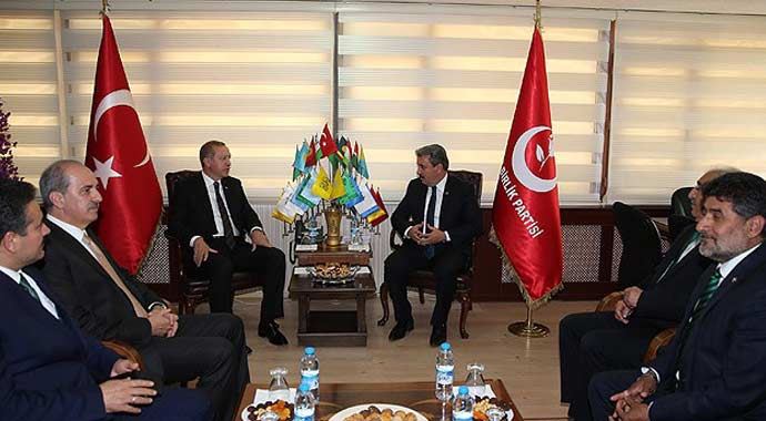 Başbakan Erdoğan&#039;dan BBP&#039;ye ziyaret