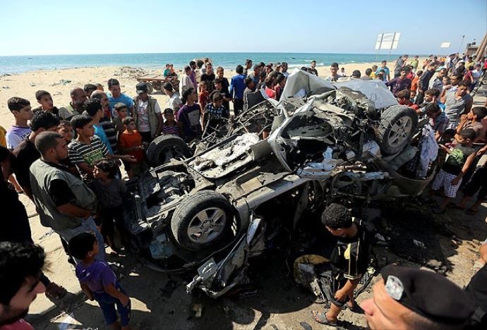 İsrail&#039;den Gazze Şeridi&#039;nde 8 noktaya hava saldırısı