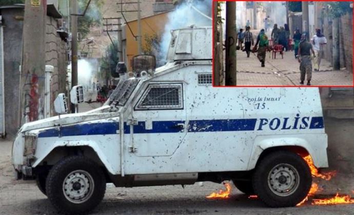 Cizre&#039;de polisten eylemcilere ilginç anons