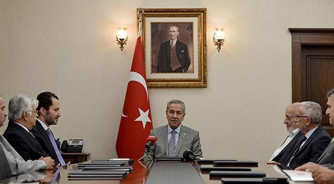 Bülent Arınç, Fatih Erbakan&#039;ı kabul etti