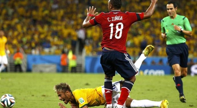 Kolombiyalı Zuniga: &#039;Neymar&#039;ı kasten sakatlamadım&#039;