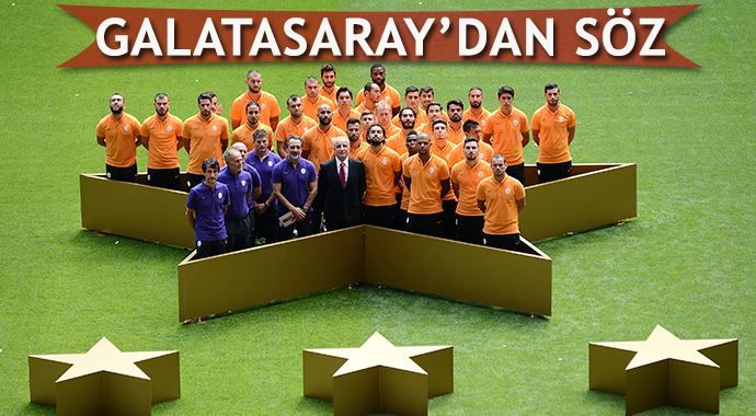 Galatasaray&#039;dan 4. yıldız sözü