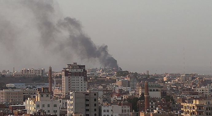 Yemen resmi televizyonu binasına saldırı