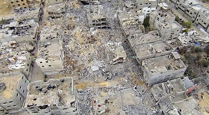Gazze &#039;&#039;bina mezarlığına&#039;&#039; döndü