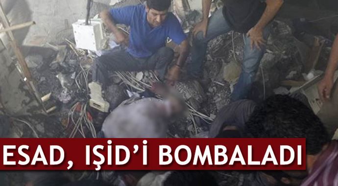 Suriye uçakları IŞİD kontrolündeki Rakka&#039;yı bombaladı