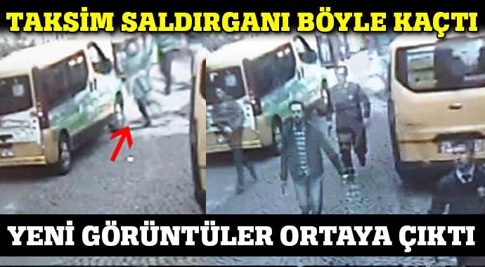 Taksim&#039;deki saldırının yeni görüntüleri ortaya çıktı