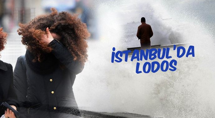İstanbul&#039;u lodos böyle etkiledi