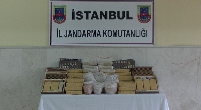 İstanbul&#039;da 77 kilo eroin yakalandı