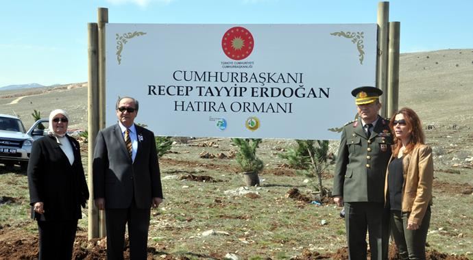 Çorum&#039;da Cumhurbaşkanı Erdoğan adına hatıra ormanı oluşturuldu