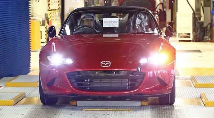 Mazda, yepyeni MX-5&#039;in üretimine başladı 