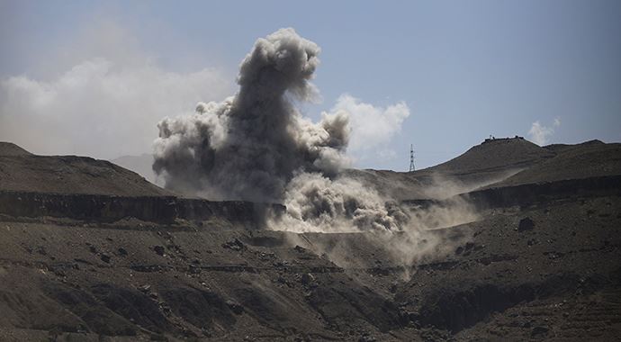 Yemen&#039;in Marib kentinde terörist hedefler vuruldu