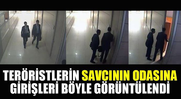 O teröristler savcı Mehmet Selim Kiraz&#039;ın odasına böyle girdi!