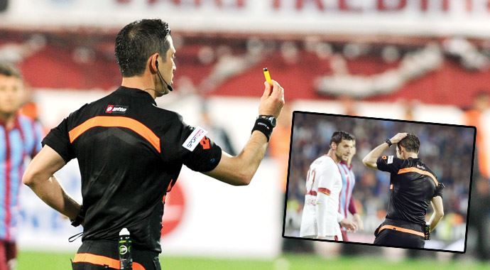 Trabzon-Galatasaray maçınıb 90+2 dakikasında saha karıştı