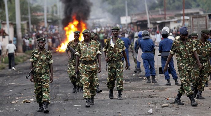 Burundi&#039;deki protestolarda 157 kişi gözaltına alındı