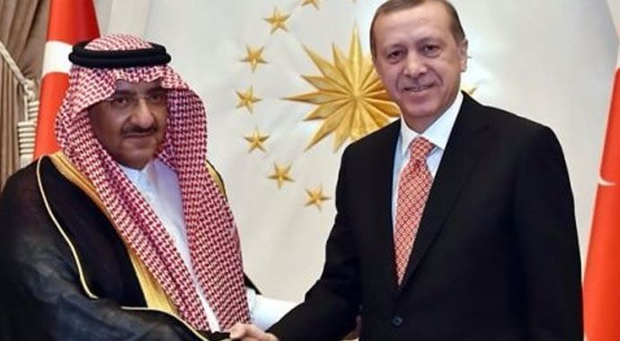 Erdoğan, Prens Naif ile görüştü