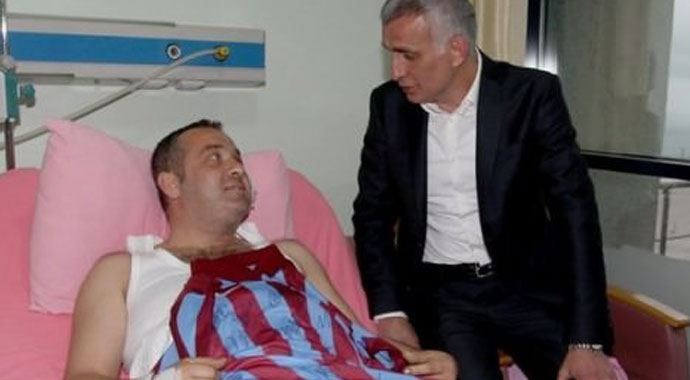 Trabzonspor&#039;dan yaralanan şoföre teklif