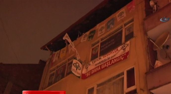 Zonguldak&#039;ta HDP binasına saldırı! 4 kişi gözaltında