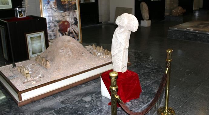 9500 yıllık heykel, depodan çıktı