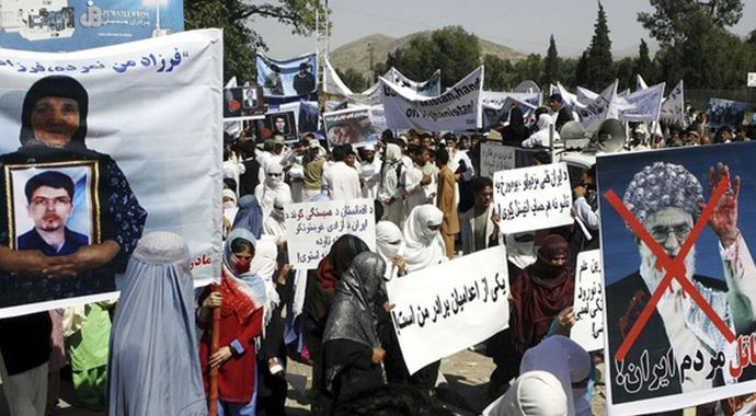 Afganistan&#039;da İran&#039;a karşıtı gösteri