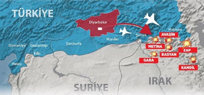 Terör örgütü PKK kampları yerle bir edildi, operasyonlar sürecek
