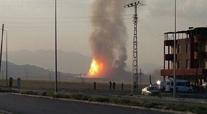 Doğubayazıt&#039;ta doğalgaz boru hattına saldırı