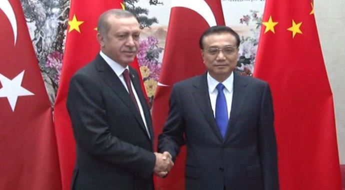 Erdoğan Çin Başbakanı ile görüştü