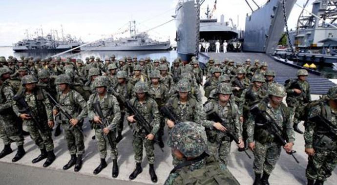 Filipinler ordusu, Çin&#039;den rahatsız