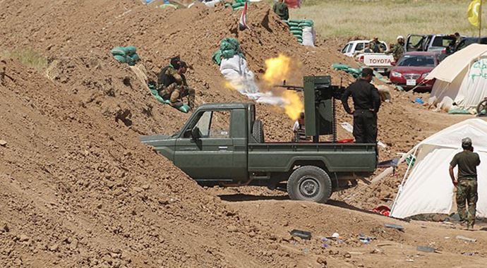DAEŞ militanlarından Peşmerge mevzilerine baskın