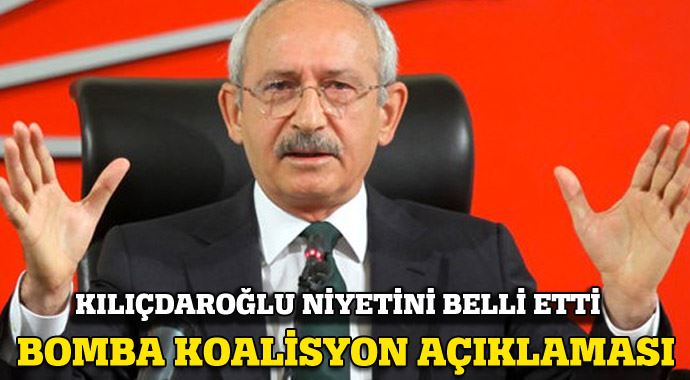 Kılıçdaroğlu&#039;ndan bomba koalisyon açıklaması!