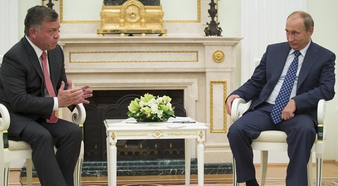 Putin, Ürdün Kralı 2. Abdullah&#039;la bir araya geldi