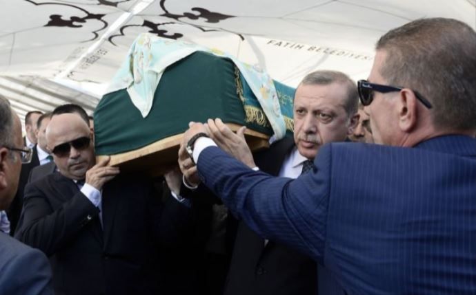 Erdoğan, Tulu Gümüştekin&#039;in cenazesine katıldı